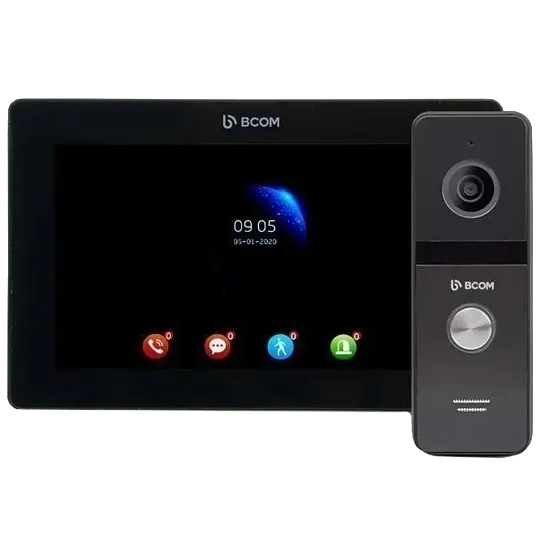 BCOM BD-770FHD/T Black Kit Комплект відеодомофона