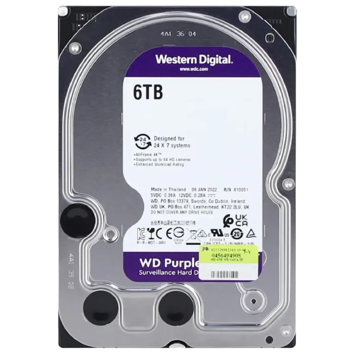 Western Digital WD Purple Surveillance WD63PURU жорсткий диск