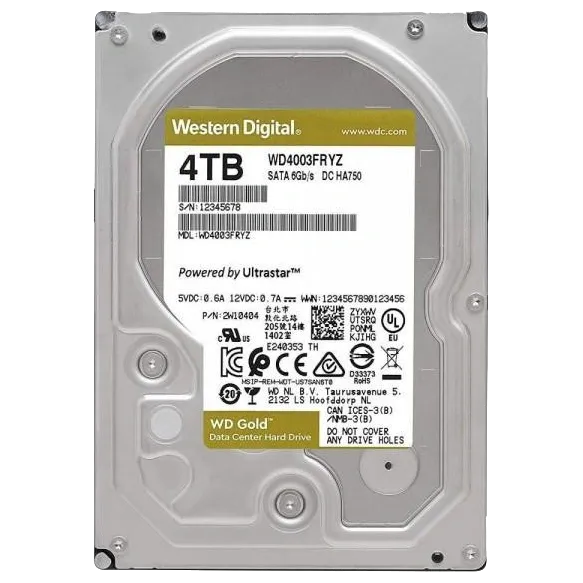 Western Digital (WD4003FRYZ) Жорсткий диск 3.5" 4TB