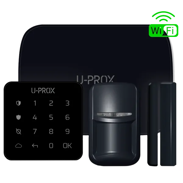 U-Prox MP WiFi kit Black Комплект бездротової охоронної сигналізації