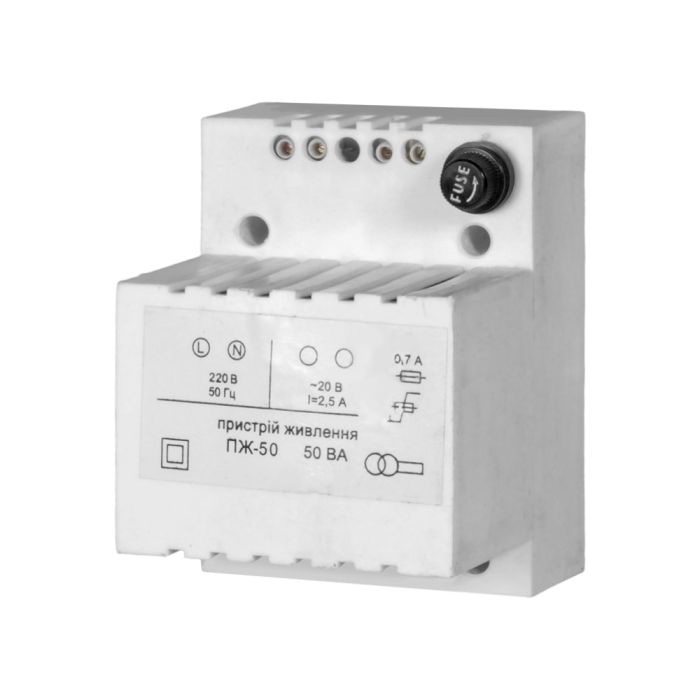 Блок живлення трансформаторний Trinix 50 Вт з кріпленням на DIN-рейку