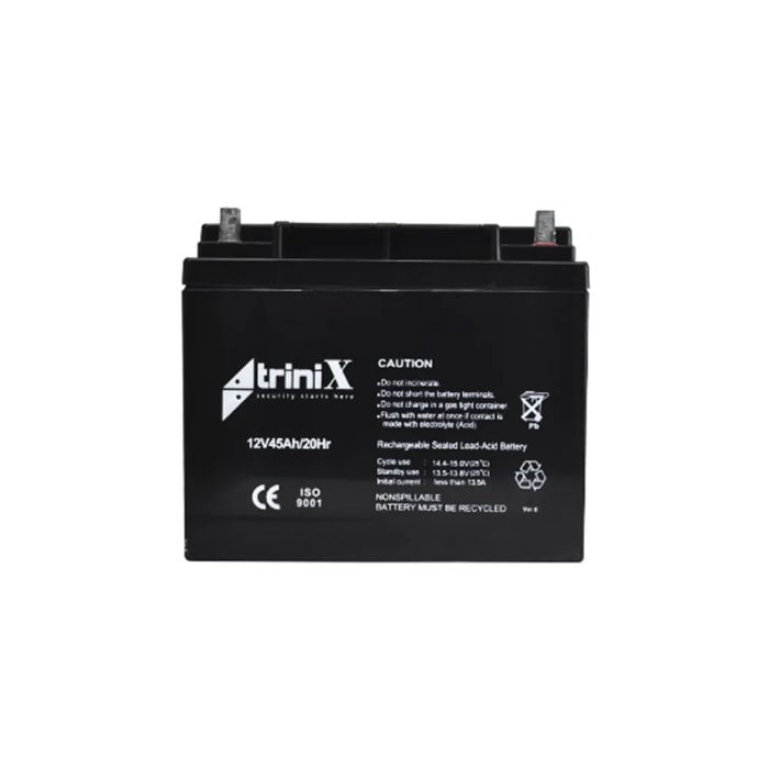 Акумуляторна батарея 12В 45Аг Trinix 12V45Ah/20Hr AGM свинцево-кислотна