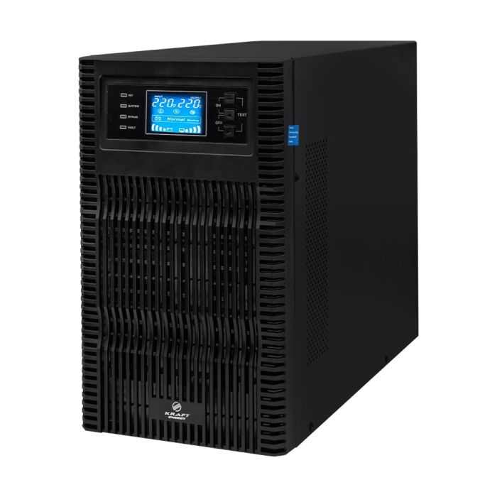 Джерело безперебійного живлення Kraft KRF-T1000VA/1KW(LCD)Ex Pro Online UPS під зовнішній акумулятор
