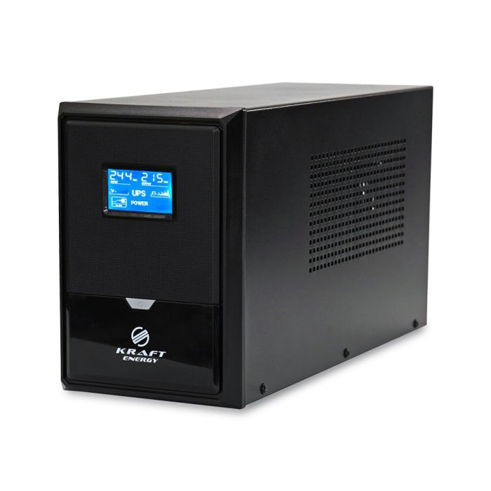 Джерело безперебійного живлення Kraft KRF-B2000VA/1200W(LCD)24V UPS під зовнішній акумулятор