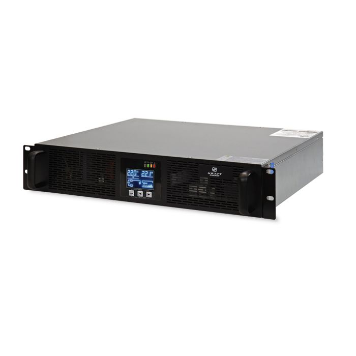 Джерело безперебійного живлення Kraft KRF-RM/6000VA/6KW/Ex Pro Online UPS під зовнішній акумулятор