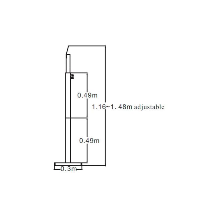 Кронштейн підлоговий для термінала TVT TD-YZJ1005