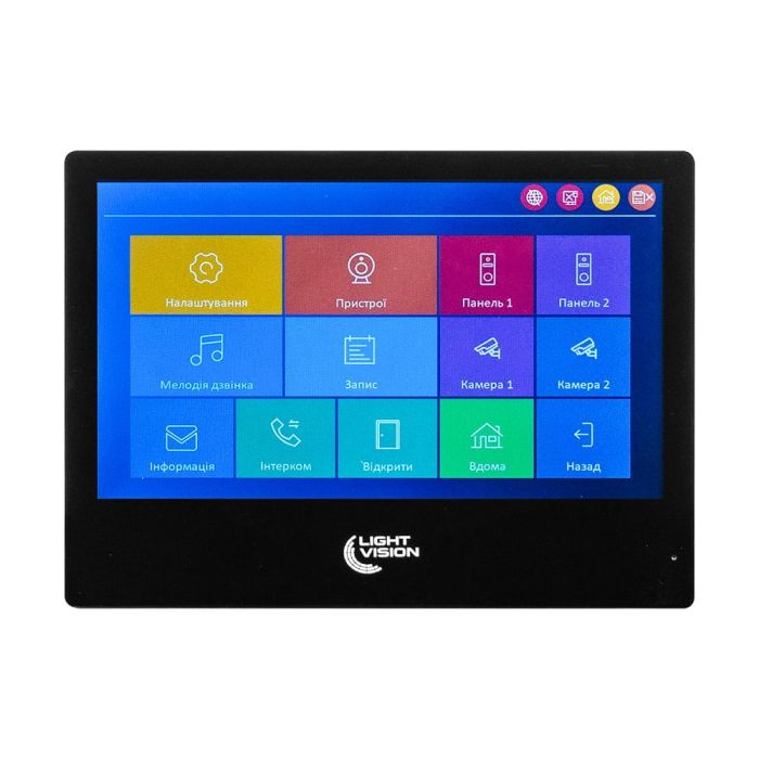 Відеодомофон 10" WiFi Tuya Light Vision SINGAPORE FHD Black