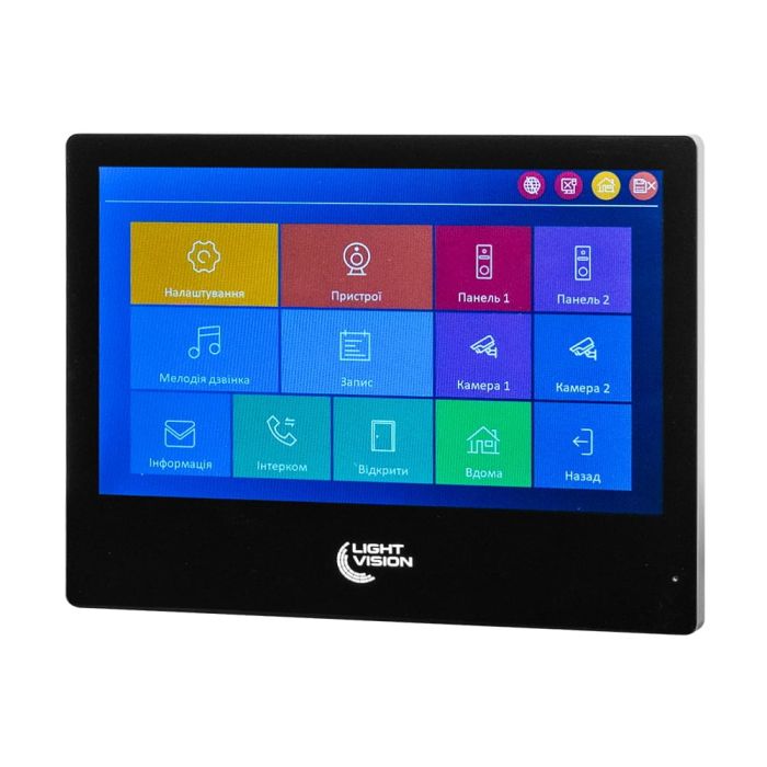 Відеодомофон 10" WiFi Tuya Light Vision SINGAPORE FHD Black