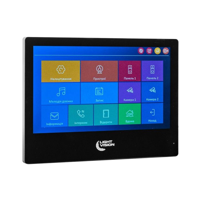Відеодомофон 10" WiFi Tuya Light Vision SINGAPORE FHD Black