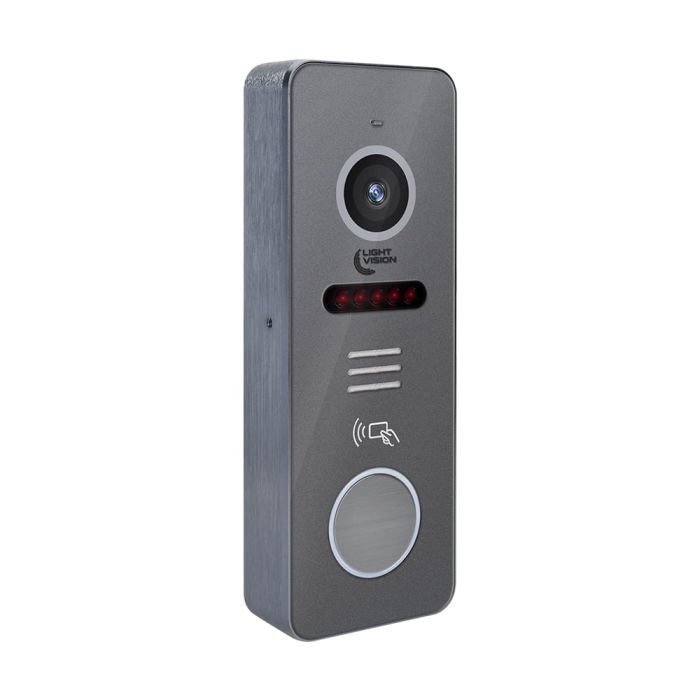 Відеопанель Light Vision RIO FHD(RF) Grey зі зчитувачем Mifare