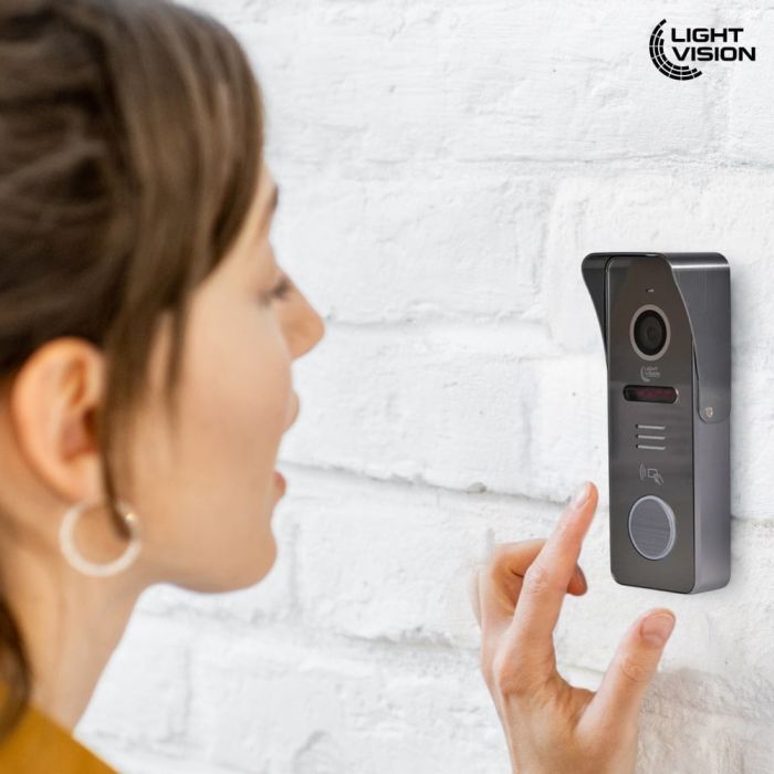 Відеопанель 2Mp Light Vision RIO FHD Grey