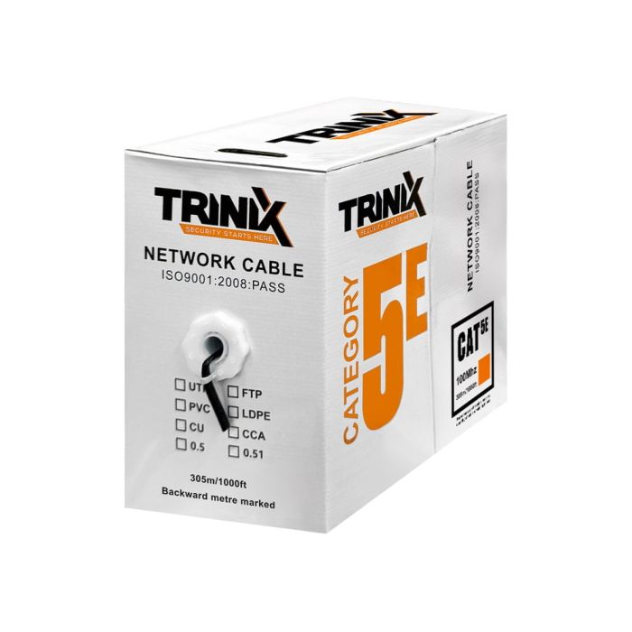 Кабель вита пара FTP CAT5E CU 0.5mm LSZH Indoor Trinix 305m