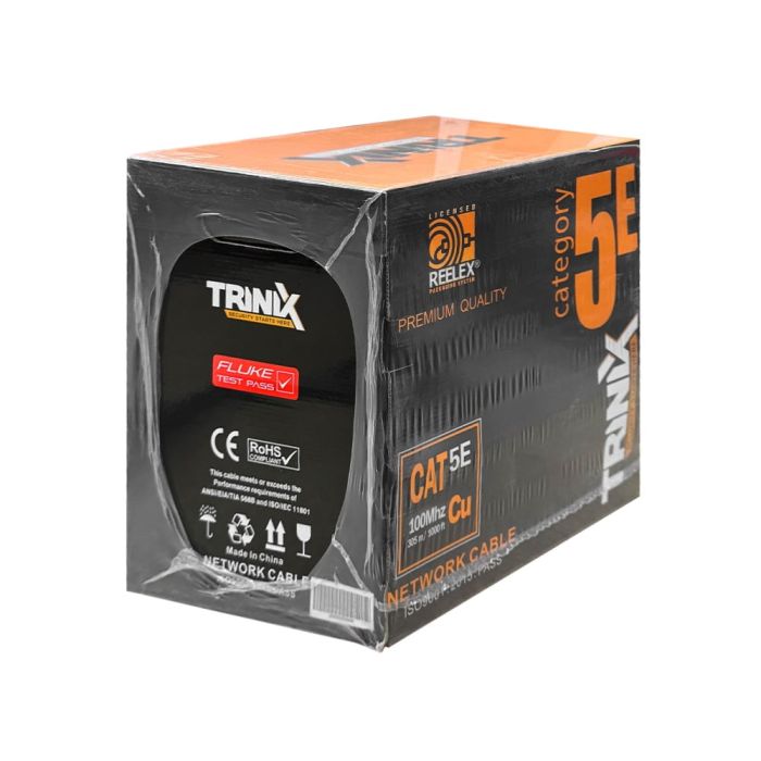 Кабель вита пара  UTP CAT5E CU 0.51mm LSZH Indoor Trinix 305m