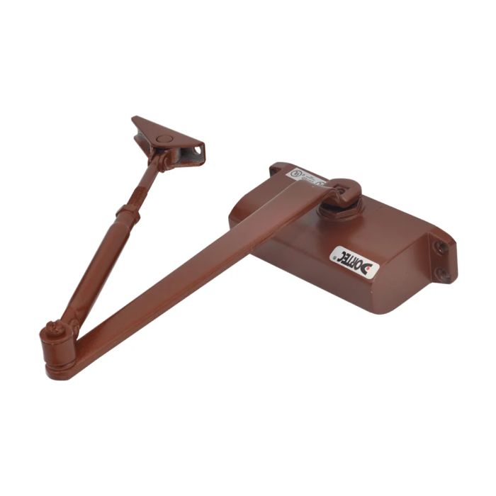 Дверний доводчик Dortec DT-62H Brown з фіксацією дверей у відчиненому положенні