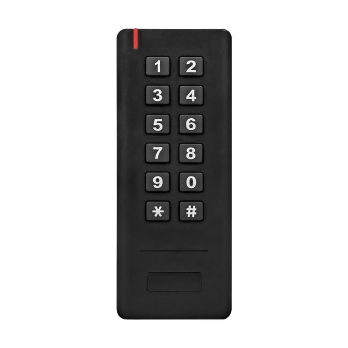 Клавіатура бездротова зі зчитувачем EM-Marine Trinix TRK-2201WR Black