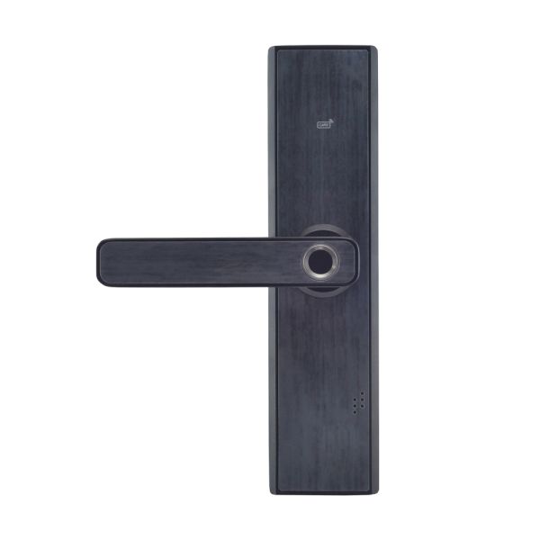 Замок біометричний автономний Trinix TRL-5108BTF Black Left з Bluetooth, зчитувачем відбитків пальців і карт Mifare