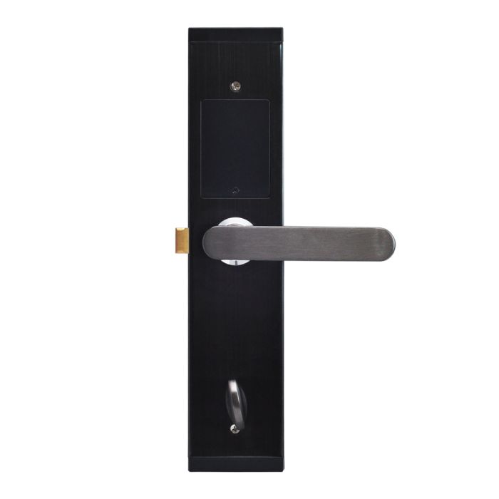 Замок біометричний автономний Trinix TRL-5104BTF Black Left з Bluetooth, зчитувачем відбитків пальців і карт Mifare