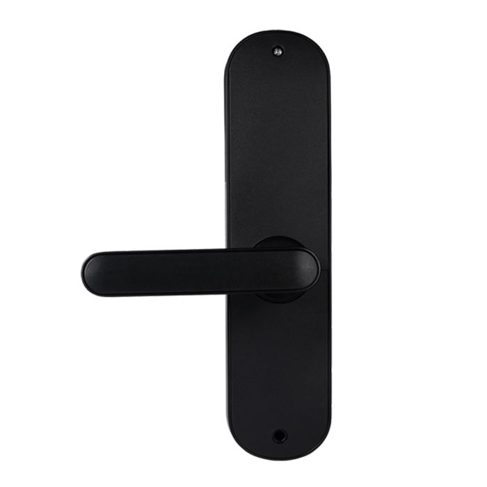 Замок біометричний автономний Trinix TRL-5103BTF Black Right з Bluetooth, зчитувачем відбитків пальців і карт Mifare