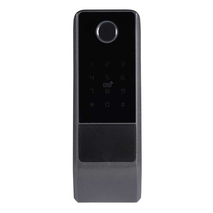 Замок біометричний автономний Trinix TRL-5201BTFW Black Left з Bluetooth, зчитувачем відбитків пальців і карт Mifare
