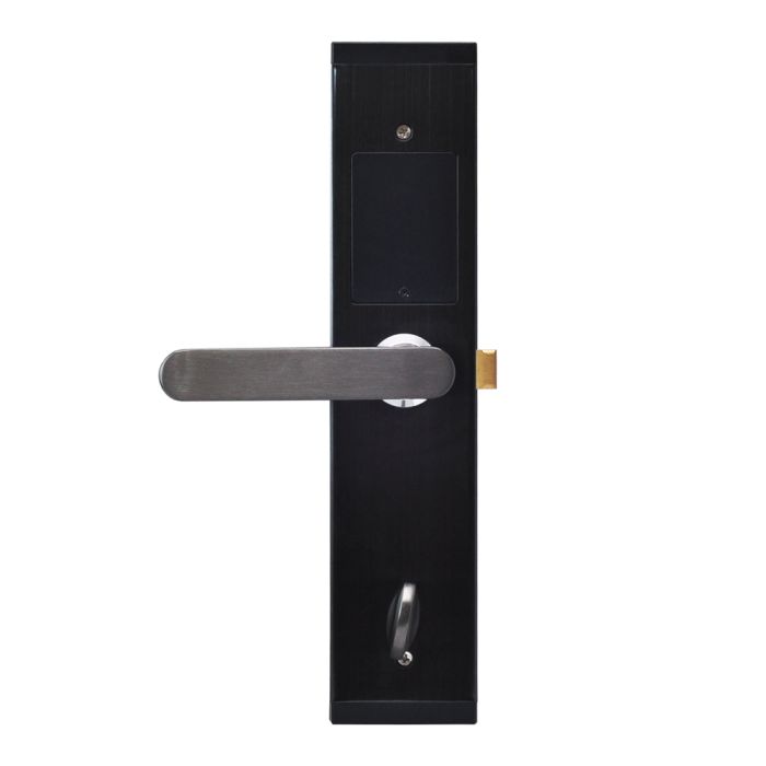 Замок біометричний автономний Trinix TRL-5104BTF Black Right з Bluetooth, зчитувачем відбитків пальців і карт Mifare