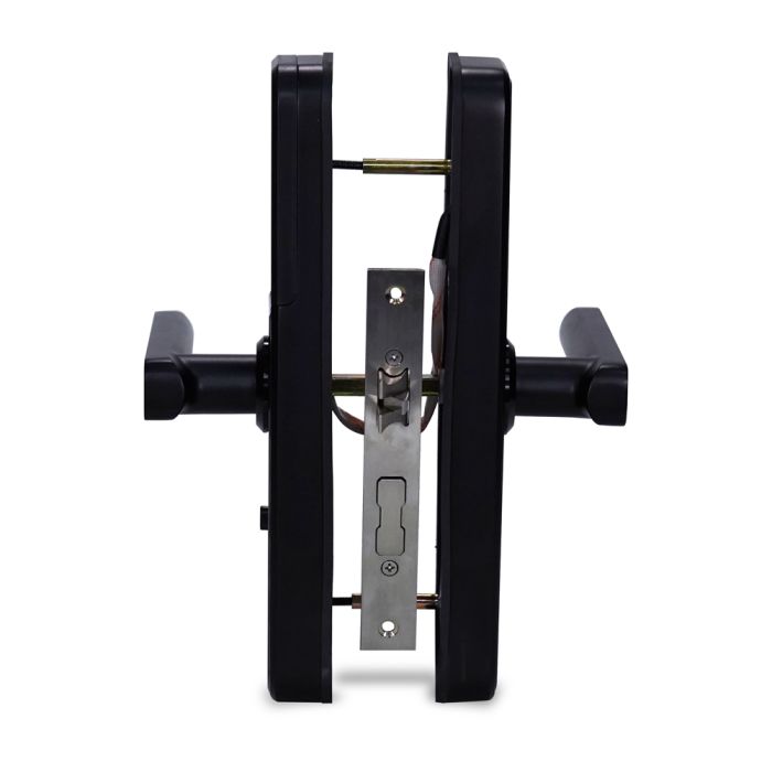 Замок біометричний автономний Trinix TRL-5303BTF Black з Bluetooth, зчитувачем відбитків пальців і карт Mifare