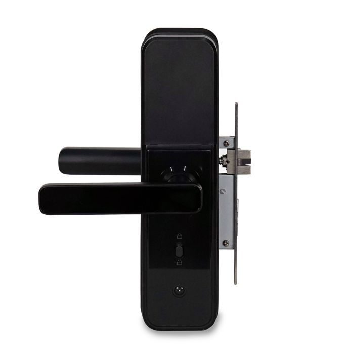 Замок біометричний автономний Trinix TRL-5305BTF Black з Bluetooth, зчитувачем відбитків пальців і карт Mifare