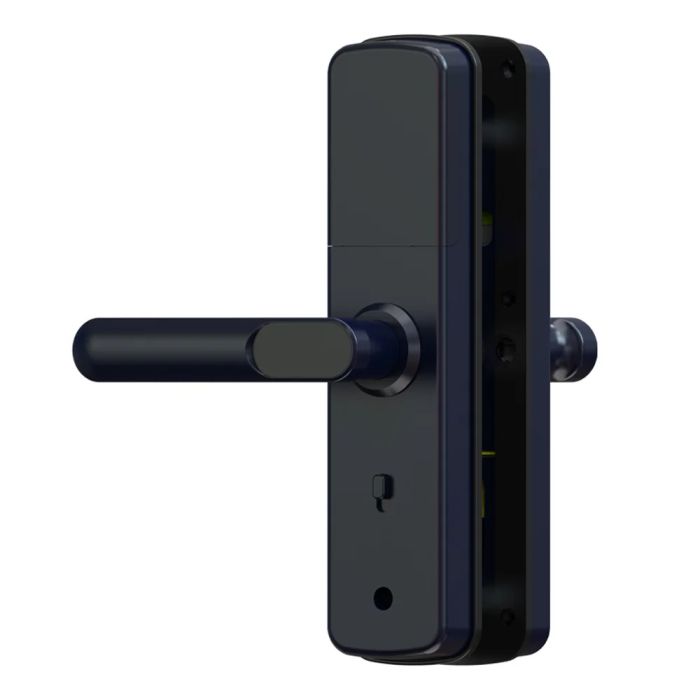 Замок біометричний автономний Trinix TRL-5204BTF Black з Bluetooth, зчитувачем відбитків пальців і карт Mifare