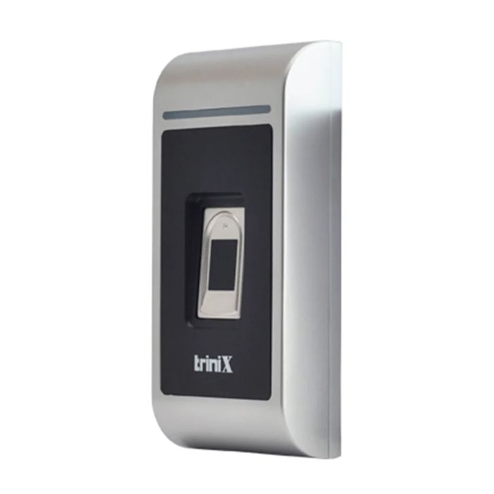 Біометричний антивандальний термінал Trinix TRR-1102MFI(WF) зі зчитувачем відбитків пальців і карт Mifare