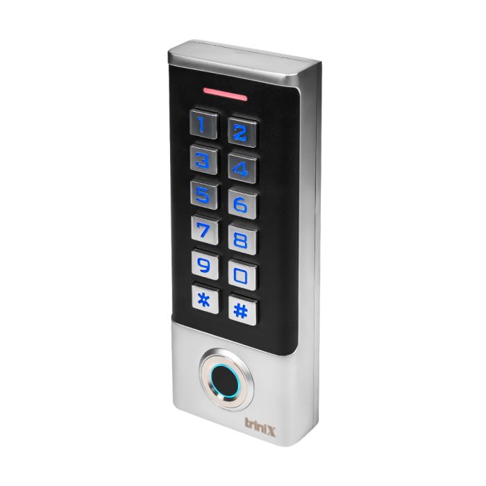 Клавіатура з контролером і зчитувачем відбитків пальців та карт Mifare Trinix TRK-1102MFW