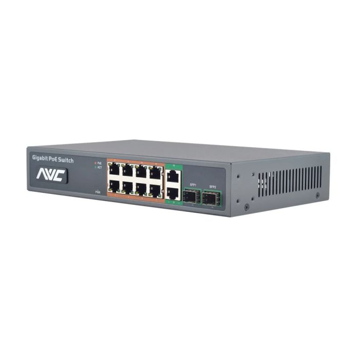 PoE-комутатор 10-портовий NVC-1008GSR