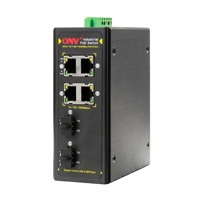 PoE-комутатор 6-портовий гігабітний ONV-IPS7064PF