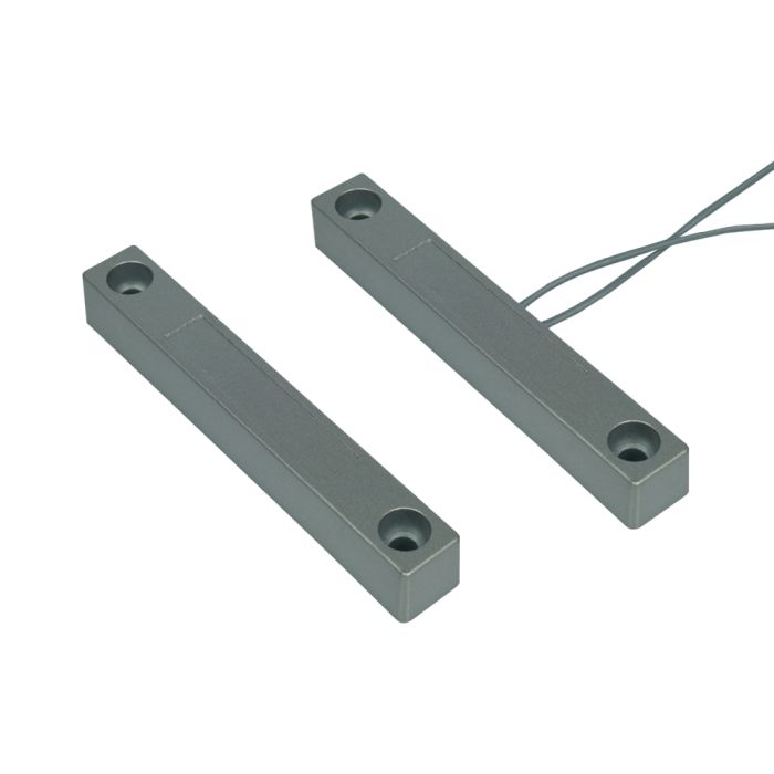 Датчик відчинення магнітоконтактний накладний Trinix СМК 1-1М Silver на металеві поверхні