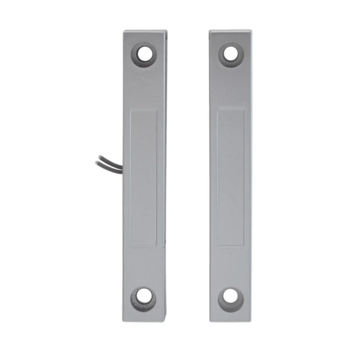 Датчик відчинення магнітоконтактний накладний Trinix СМК 1-1Р Silver на металеві поверхні