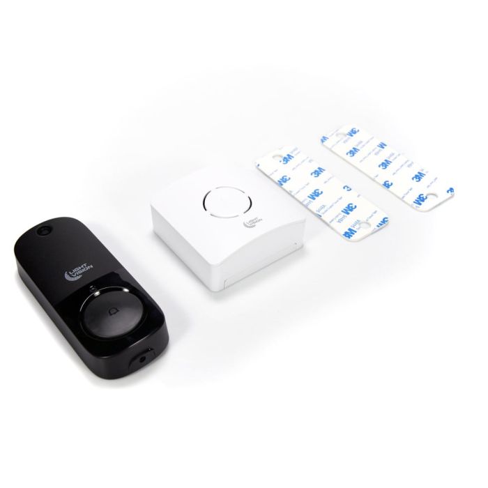 Дверний WiFi дзвінок Light Vision VLC-DR10T(Tuya) White з ІЧ-датчиком руху
