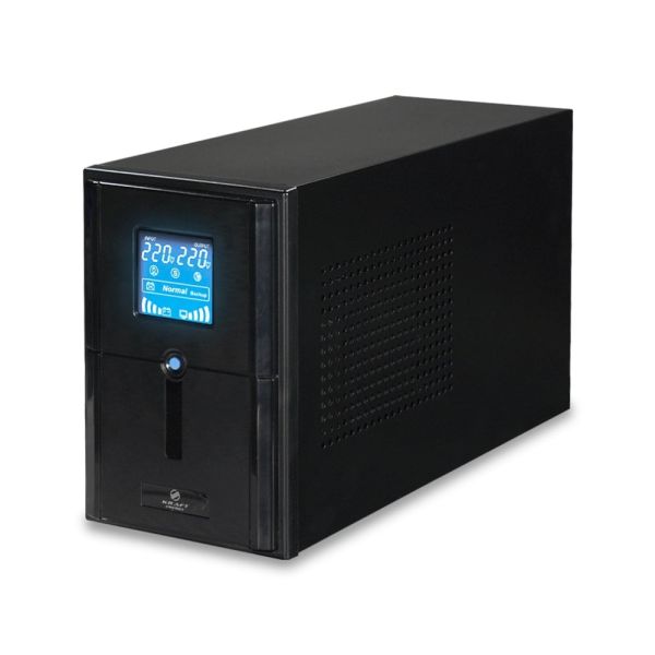 Джерело безперебійного живлення Kraft KRF-PSW1500VA/1200W(LCD)24V UPS під зовнішній акумулятор