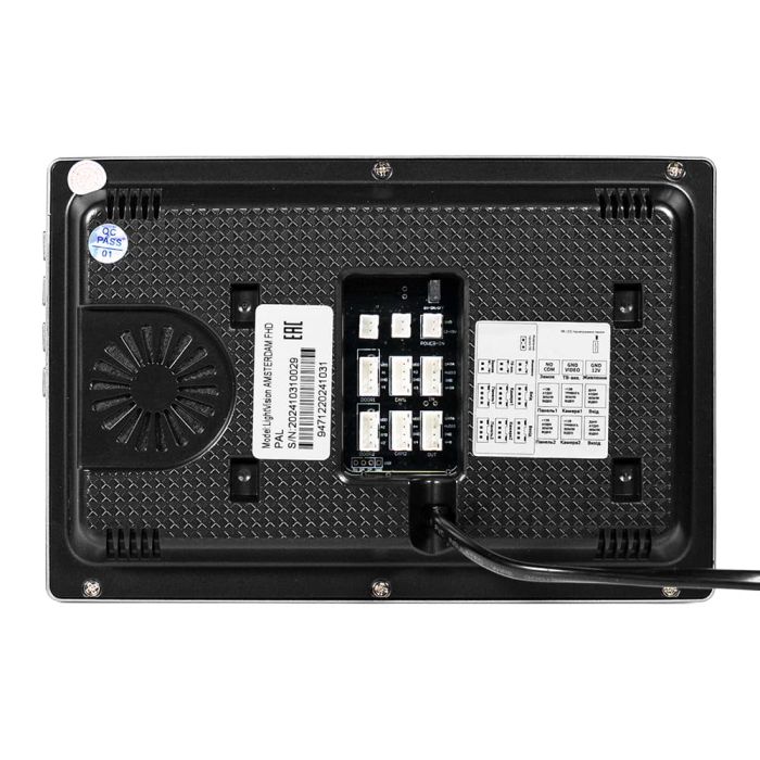 Відеодомофон 7" Light Vision AMSTERDAM FHD Grey
