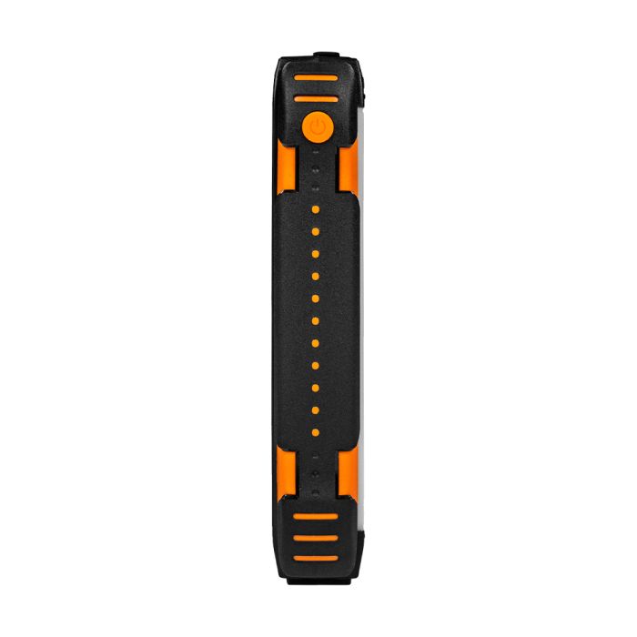 Повербанк з сонячною панеллю 30000mAh Power Bank Kraft KPB-U1830FCSL Orange 18W QC2.0 LED-ліхтар