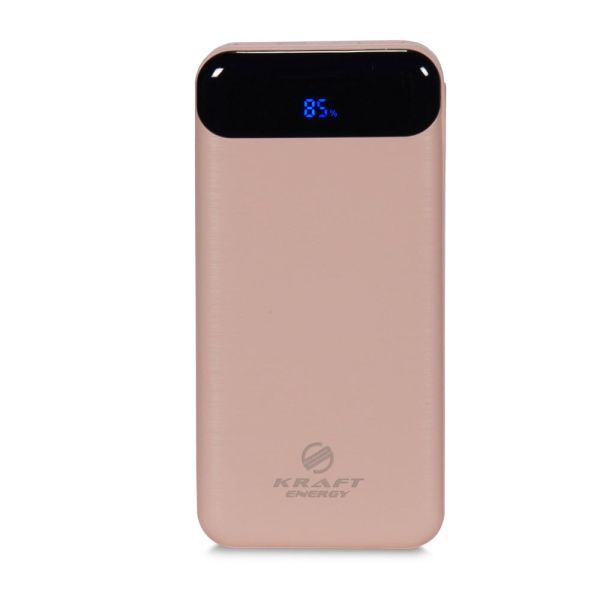 Повербанк 20000 mAh Power Bank Kraft KPB-2020FC Pink 22.5W QC3.0