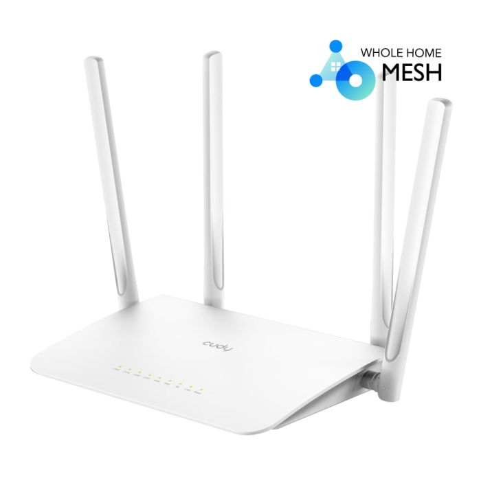 WiFi 5 Mesh-маршрутизатор Cudy WR1300 дводіапазонний гігабітний AC1200
