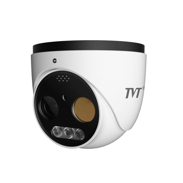 Тепловізійна IP-відеокамера TVT TD-5525E1-VT(3/PE) Thermal 256*192 f=3.2mm Optical 5Mp f=4mm