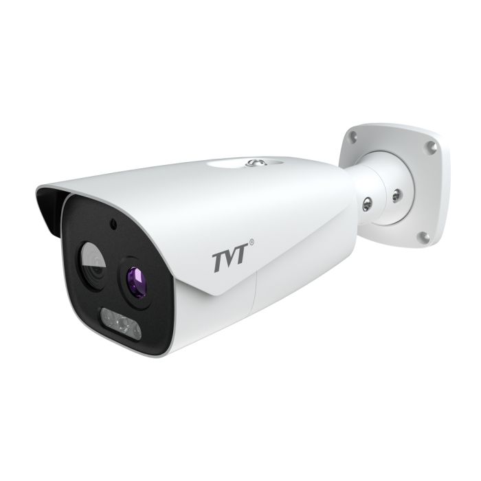 Тепловізійна IP-відеокамера TVT TD-5433E1-VT(19/PE) Thermal 384*288 f=19mm Optical 5Mp f=12mm
