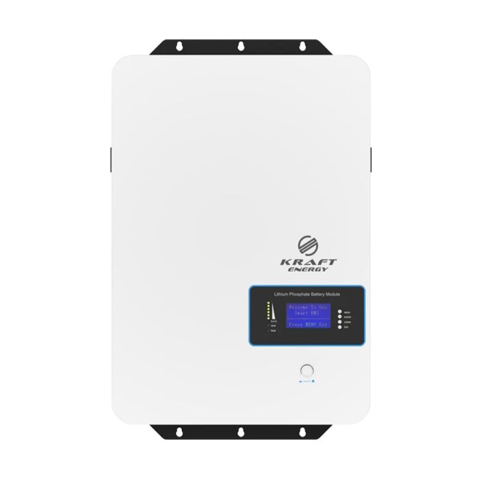 Акумуляторна батарея літій-залізо-фосфатна 48В 5120 Втг Kraft KRF-48/100BWM LiFePO4 настінний монтаж