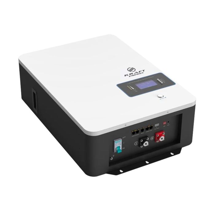 Акумуляторна батарея літій-залізо-фосфатна 48В 5120 Втг Kraft KRF-48/100BWM LiFePO4 настінний монтаж