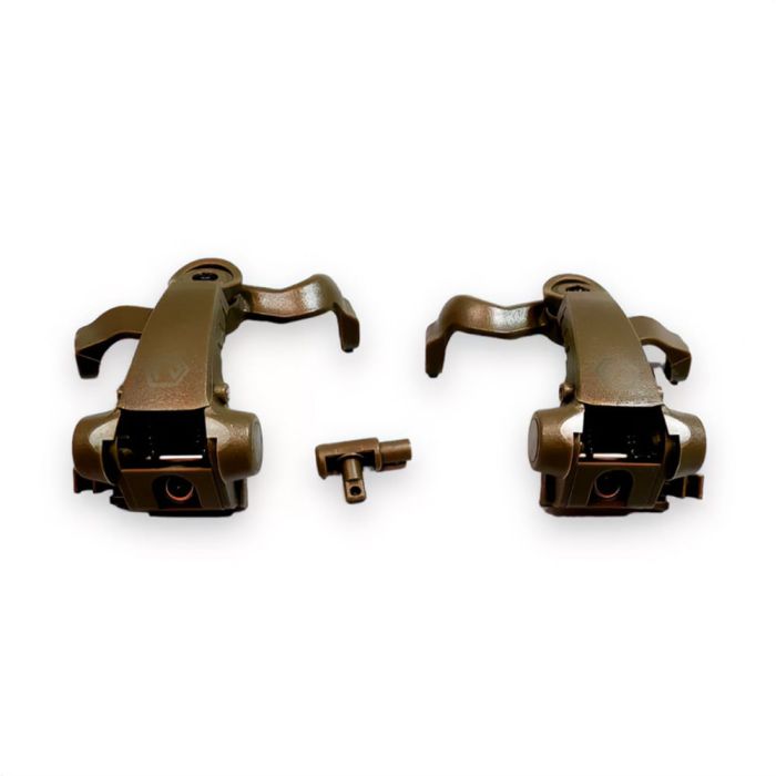 Адаптер на шолом «чебурашка» Earmor M16 ARC (CB) Coyote Brown для навушників M32 MARK3