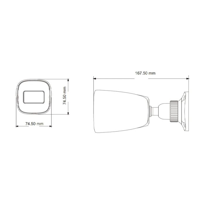 IP-відеокамера 5Mp TVT TD-9451E3B-A (D/PE/AR2) f=2.8mm з мікрофоном