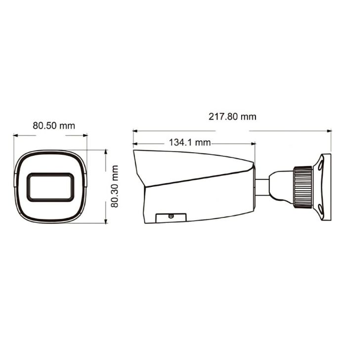 IP-відеокамера 8Mp TVT TD-9482E3B (D/PE/AR2) f=2.8mm