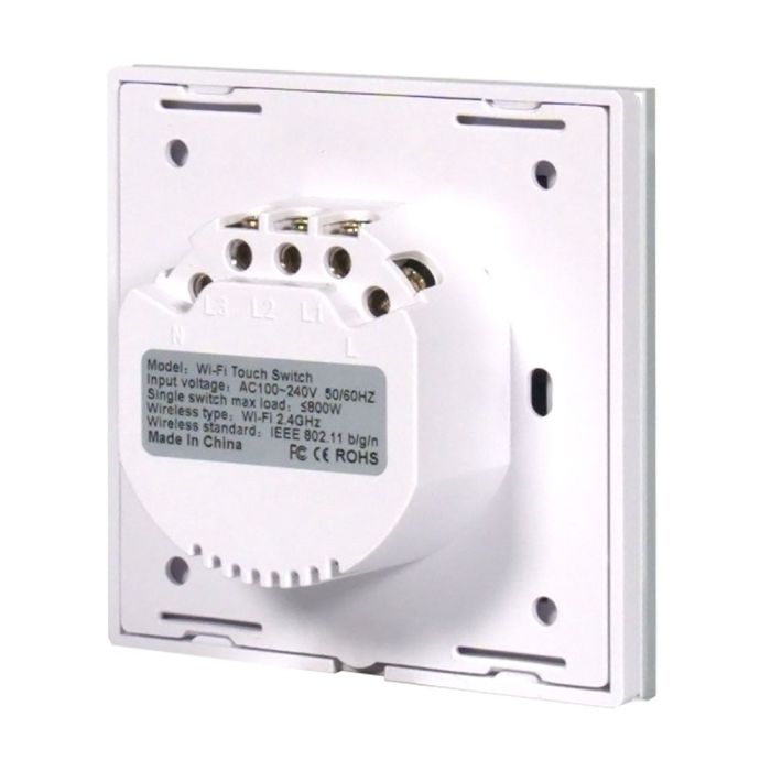 Розумний вимикач світла потрійний з WiFi Trinix TRX-LS03(WiFi)