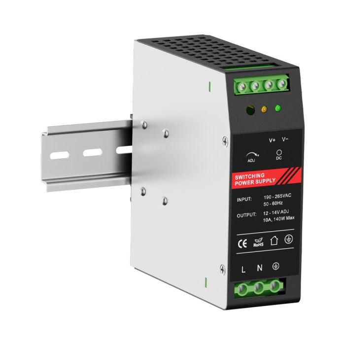 Джерело безперебійного живлення Kraft PSU-1210DIN з кріпленням на DIN-рейку