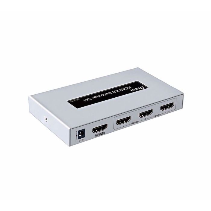 Комутатор 4K HDMI 2.0 3x1 Dtech DT-7431