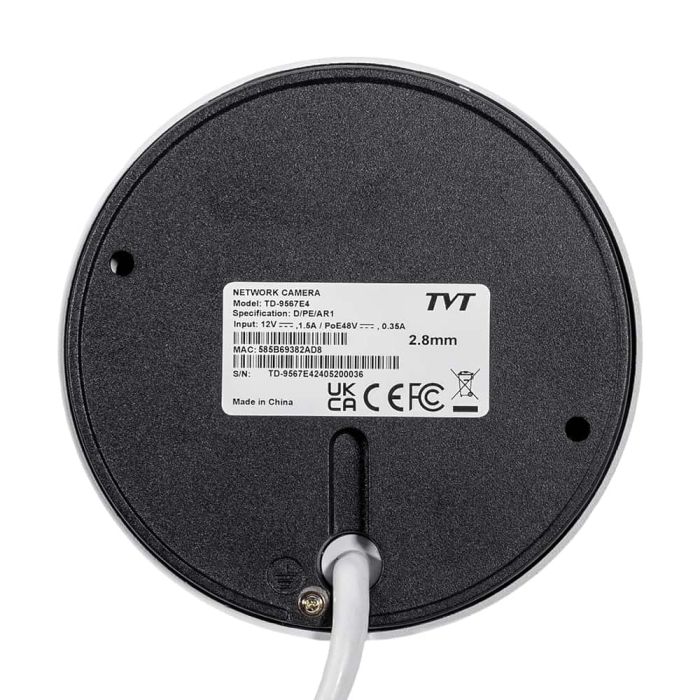 IP-відеокамера 6Mp TVT TD-9567E4(D/PE/AR1) White f=2.8mm з 2 мікрофонами